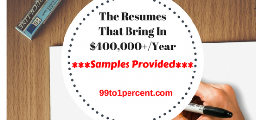 The resumes that bring in $400,000+/year